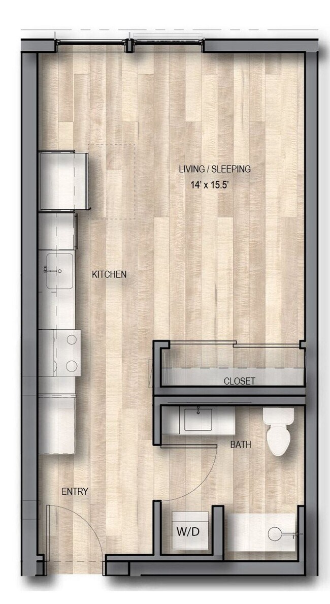 A3 (Income Restricted - MFTE) 412 floor plan